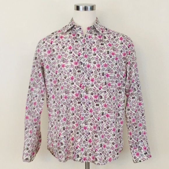 Men’s long-sleeved button down shirt - Picture 1 of 4